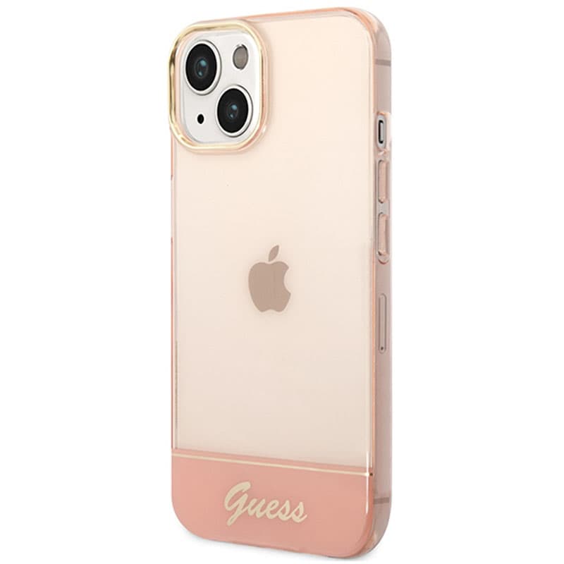 Guess Translucent - Case for iPhone 14 Plus (Pink) 2