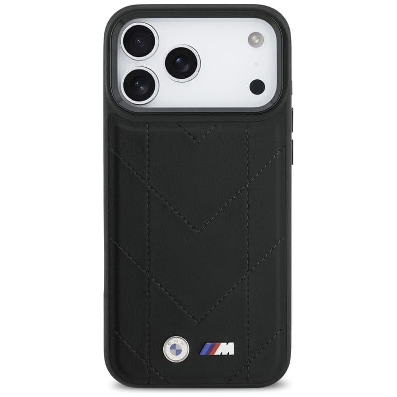 BMW M Quilted Logo MagSafe - iPhone 17 Pro Max Case (Black) 3