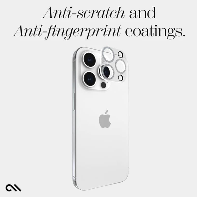 Case-Mate Sparkle Lens Protector - Protective Glass for iPhone 15 Pro / iPhone 15 Pro Max camera (Twinkle) 7