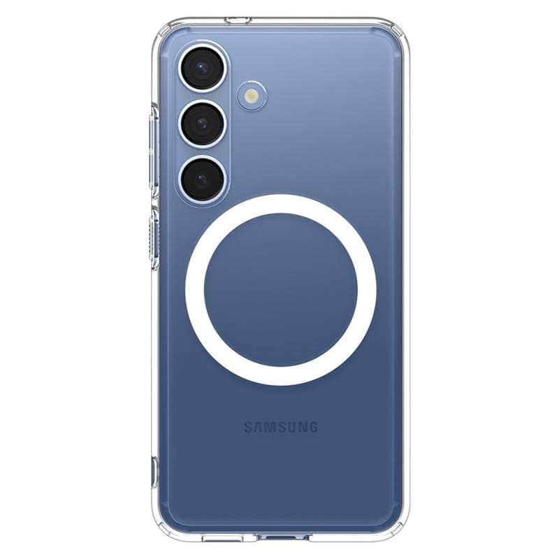 Spigen Ultra Hybrid Mag MagSafe - Case for Samsung Galaxy S25+ (Clear / White) 3