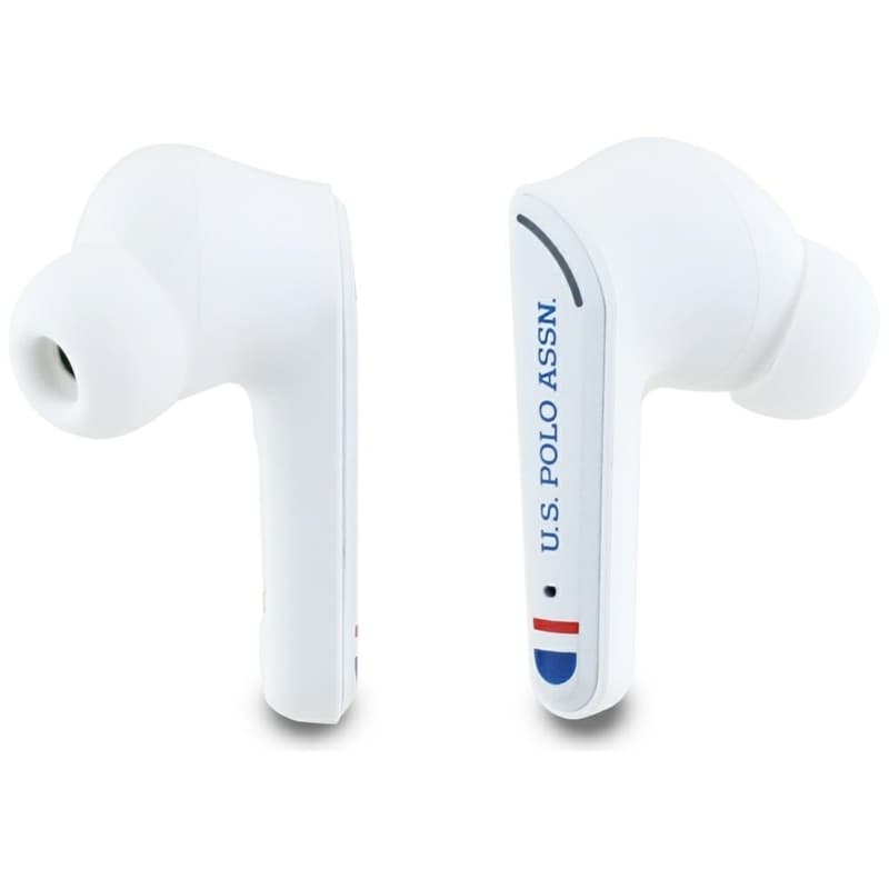 US Polo Assn DH Logo - TWS Earphones + Charging Case (White) 4