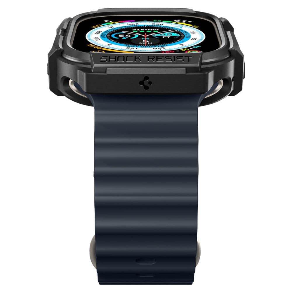 Spigen Rugged Armor – Case for Apple Watch Ultra 49 mm (Black) 5