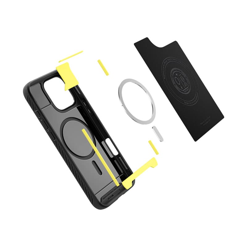 Spigen Rugged Armor Mag MagSafe - Case for iPhone 16 Pro Max (Matte Black) 7