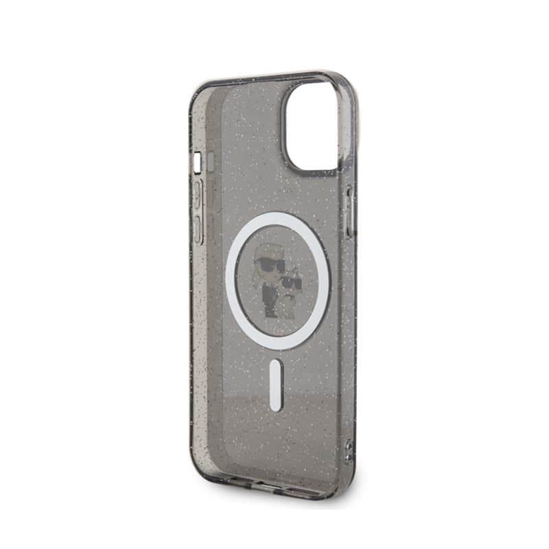 Karl Lagerfeld Karl & Choupette Glitter Magsafe - Case for iPhone 15 Plus (black) 7