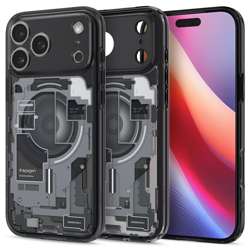 Spigen Ultra Hybrid Mag MagSafe - Case for iPhone 17 Pro Max (Zero One Black)