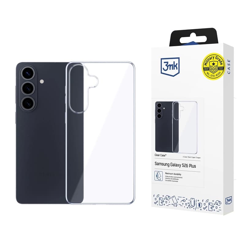 3mk Clear Case - Case for Samsung Galaxy S26+ (Transparent) 1