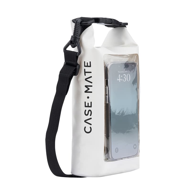 Case-Mate Waterproof Mini Phone Bucket Dry Bag - Waterproof bag with phone pocket up to 7" (Sand Dollar) 3
