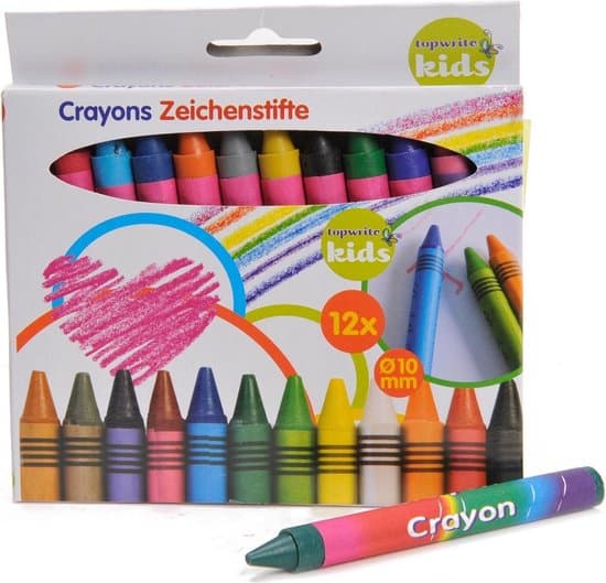 Topwrite - 12-color pastel crayons 2