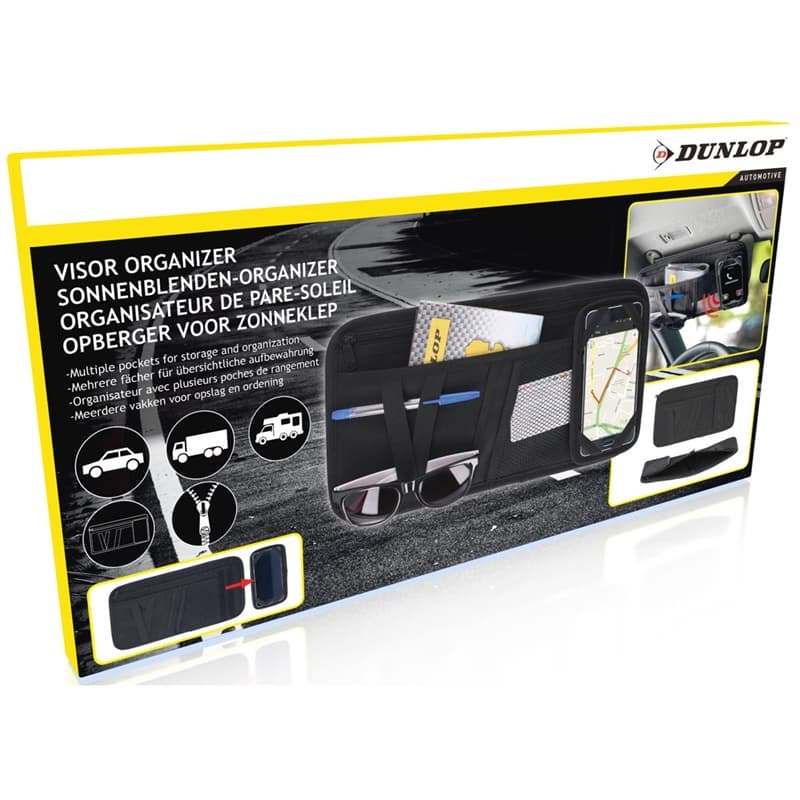 Dunlop - Car storage organizer for sun visor 6