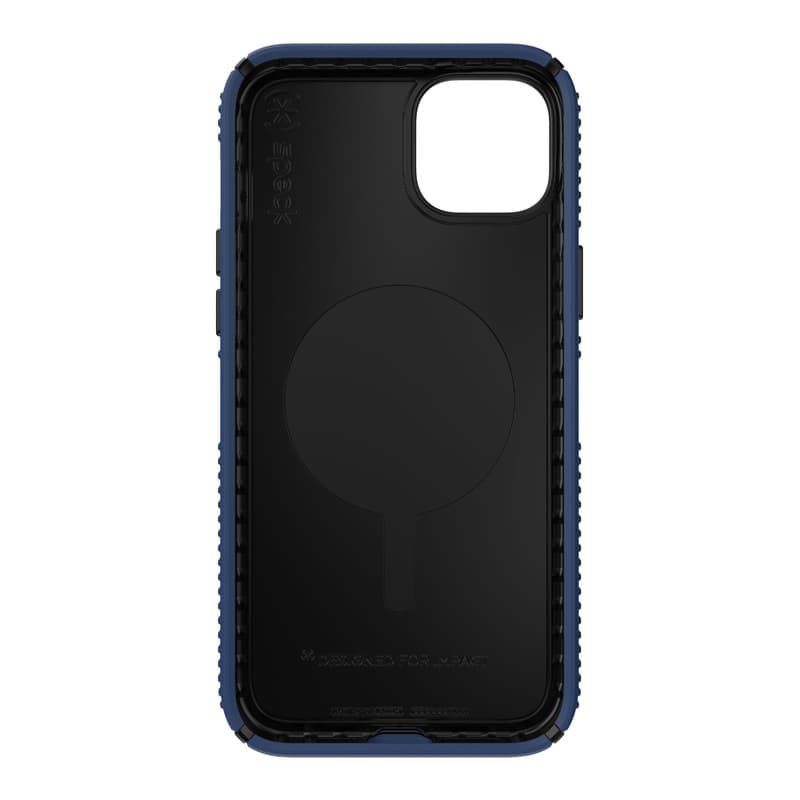 Speck Presidio2 Grip MagSafe - Anti-slip iPhone 14 Plus Case (Coastal Blue / Black / White) 3