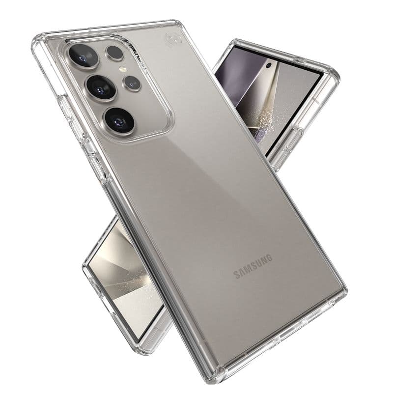 Speck Presidio Perfect-Clear - Samsung Galaxy S24 Ultra Case (Clear/Clear) 8