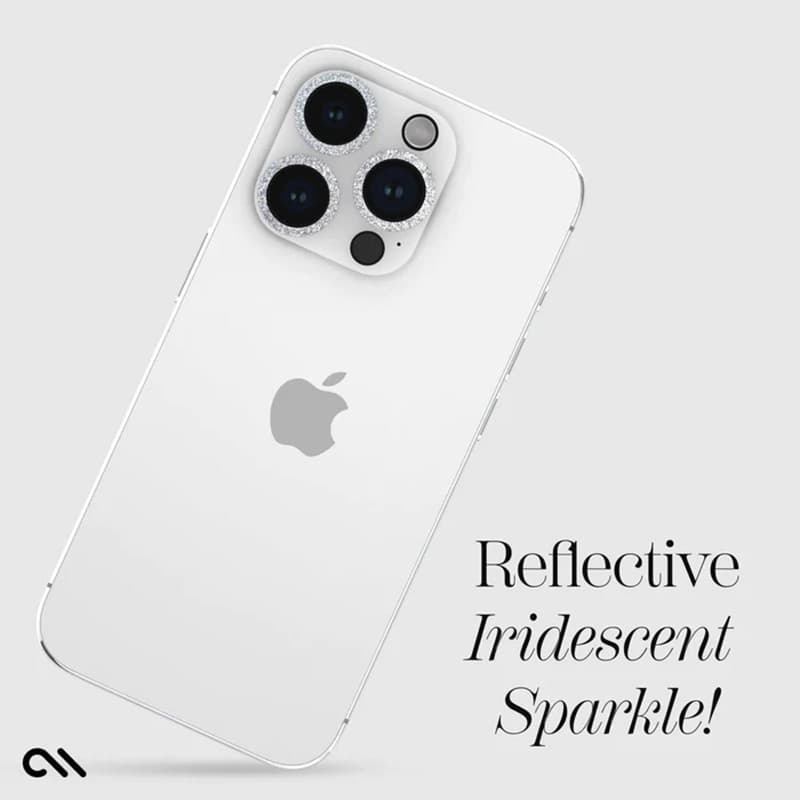 Case-Mate Sparkle Lens Protector - Protective Glass for iPhone 15 Pro / iPhone 15 Pro Max camera (Twinkle) 8