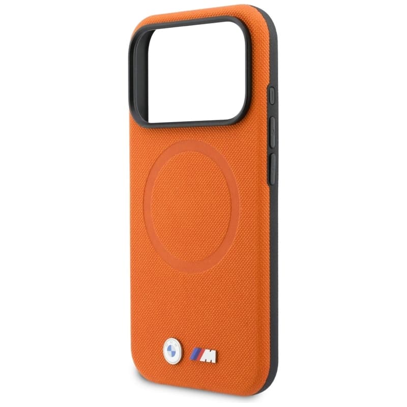 BMW M FW Logo Metal MagSafe - Case for iPhone 17 Pro Max (Orange) 6