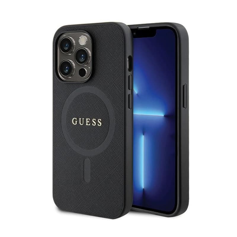 Guess Saffiano MagSafe - iPhone 14 Pro Case (black) 1