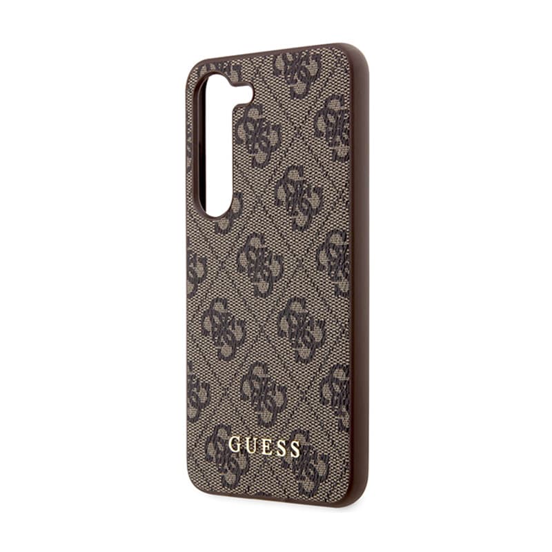 Guess 4G Metal Gold Logo - Case for Samsung Galaxy S24+ (Brown) 6