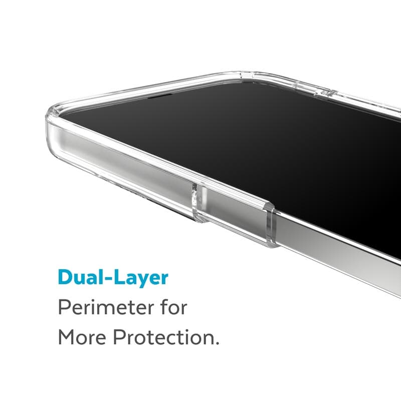 Speck Gemshell + MagSafe - Case for iPhone 14 Pro with half MICROBAN (Clear) 7