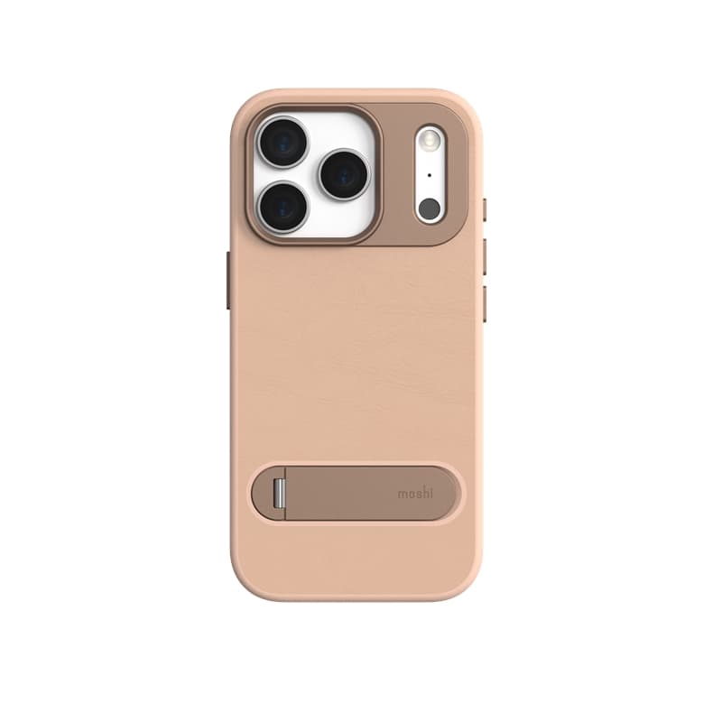 Moshi Kameleon MagSafe - Case iPhone 17 Pro with Stand Function (Milktea Brown) 2