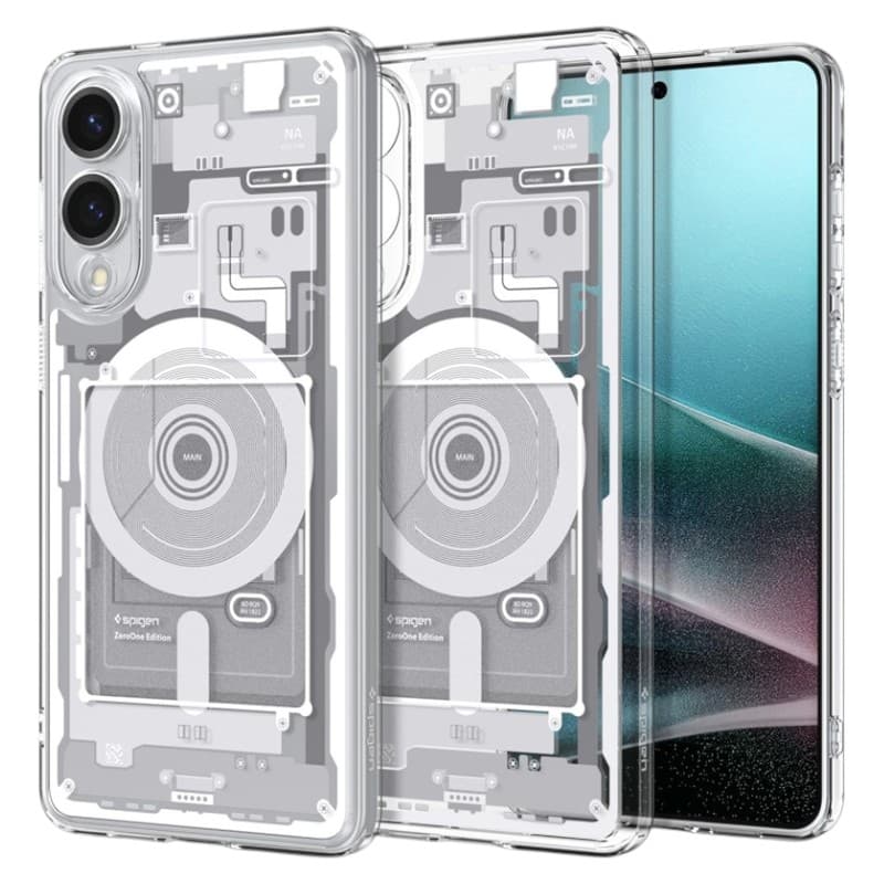 Spigen Ultra Hybrid Mag MagSafe - Case for Samsung Galaxy S25 Edge (Zero One White) 1