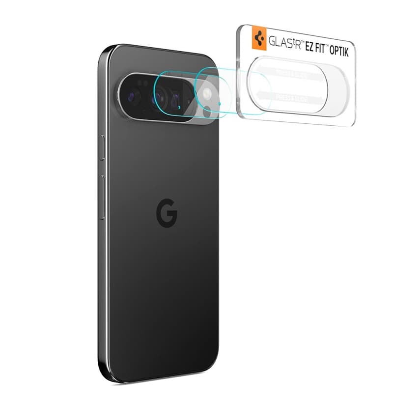 Spigen Optik GLAS.TR Camera Protector 2-Pack - Lens Protector for Google Pixel 10 Pro XL (Crystal Clear) 3