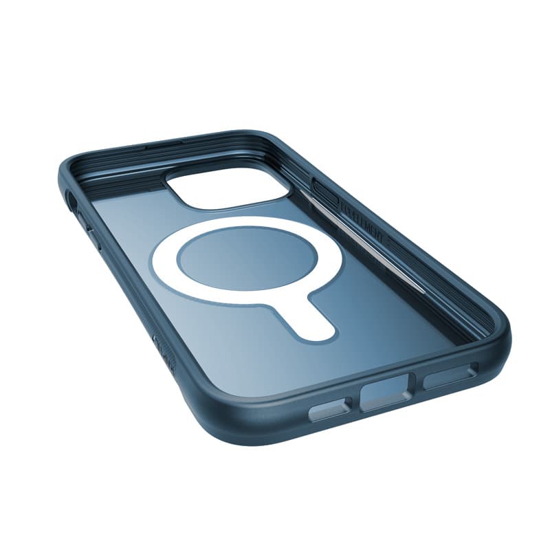 X-Doria Raptic Clutch MagSafe - Biodegradable case for iPhone 14 Pro Max (Drop-Tested 3m) (Marine Blue) 2