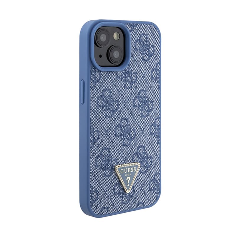 Guess Crossbody 4G Metal Logo - iPhone 15 Case (blue) 5