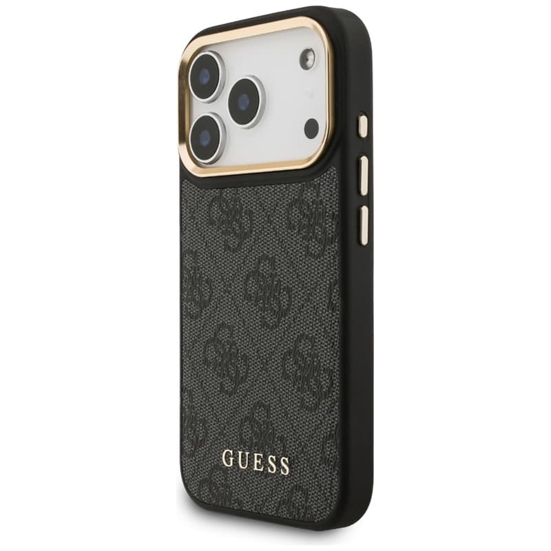 Guess Bundle Pack MagSafe 4G - Case + MagSafe Wallet Set for iPhone 17 Pro (Black) 3