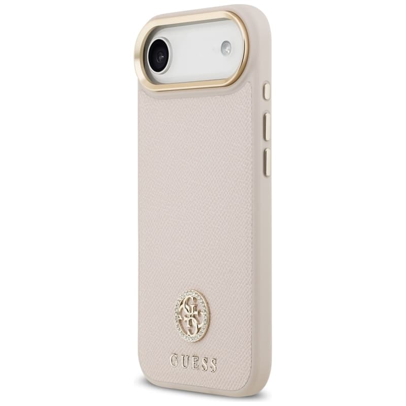 Guess Grained Strass Logo MagSafe - Case iPhone Air (pink) 2