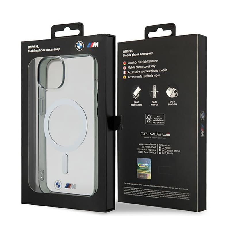BMW Silver Ring MagSafe - Case for iPhone 14 (Transparent) 8