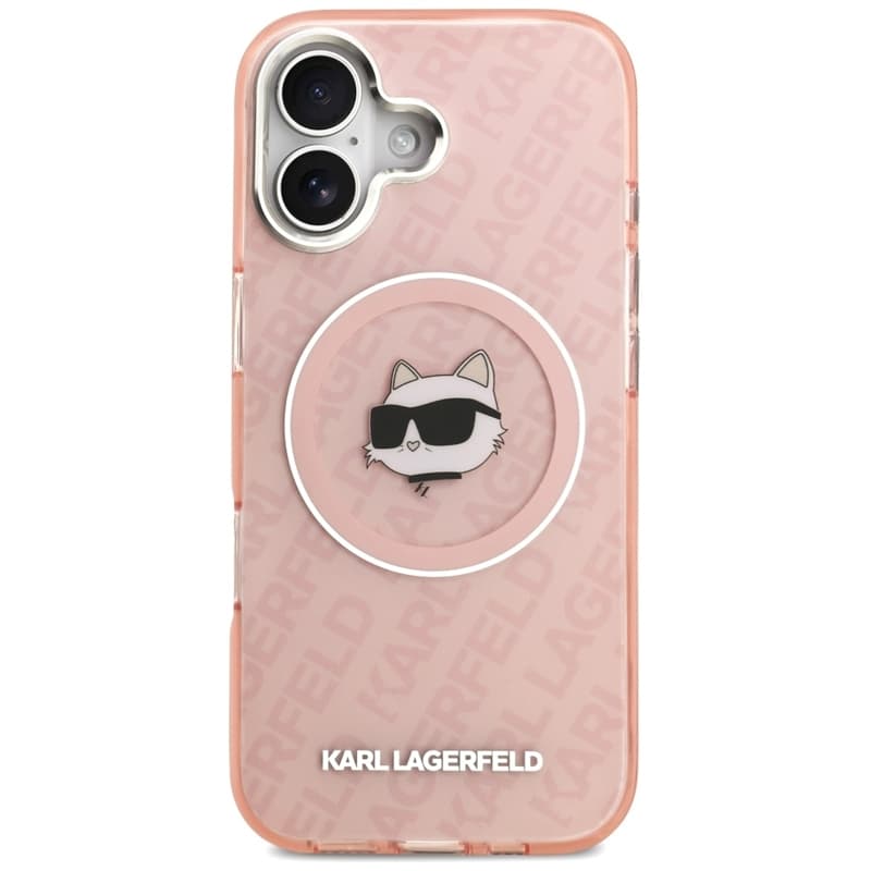 Karl Lagerfeld IML Choupette Head Logo MagSafe - Case for iPhone 17 (pink) 3