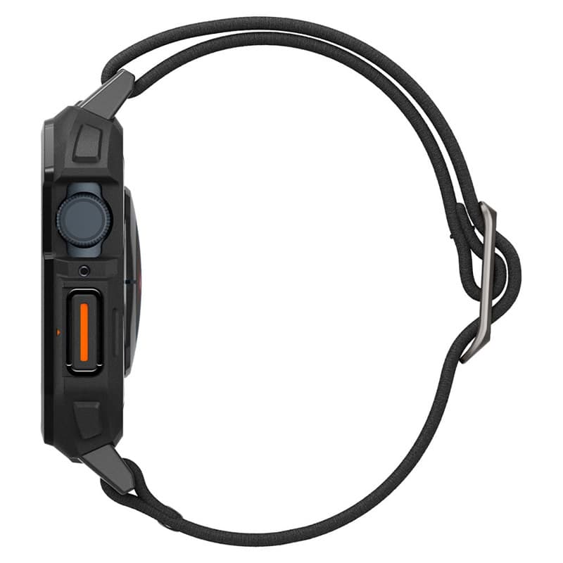 Spigen Lite Fit "Pro" - Case with strap for Apple Watch 4/5/6/7/8/9/SE 44/45 mm (Matte Black) 7