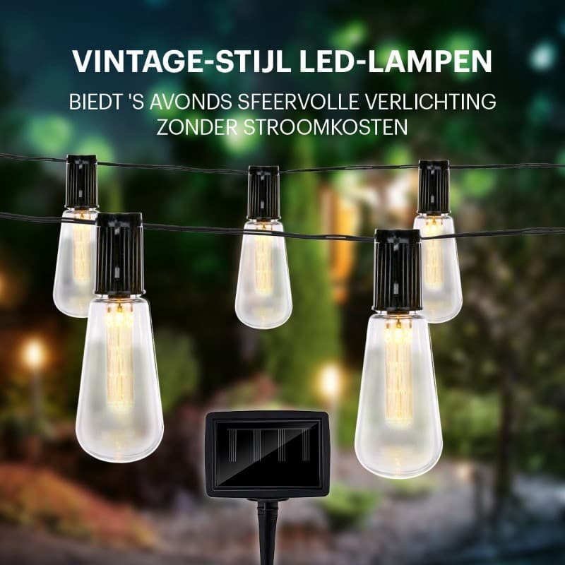 Grundig - Solar Garden LED Lights 3.35 m 4