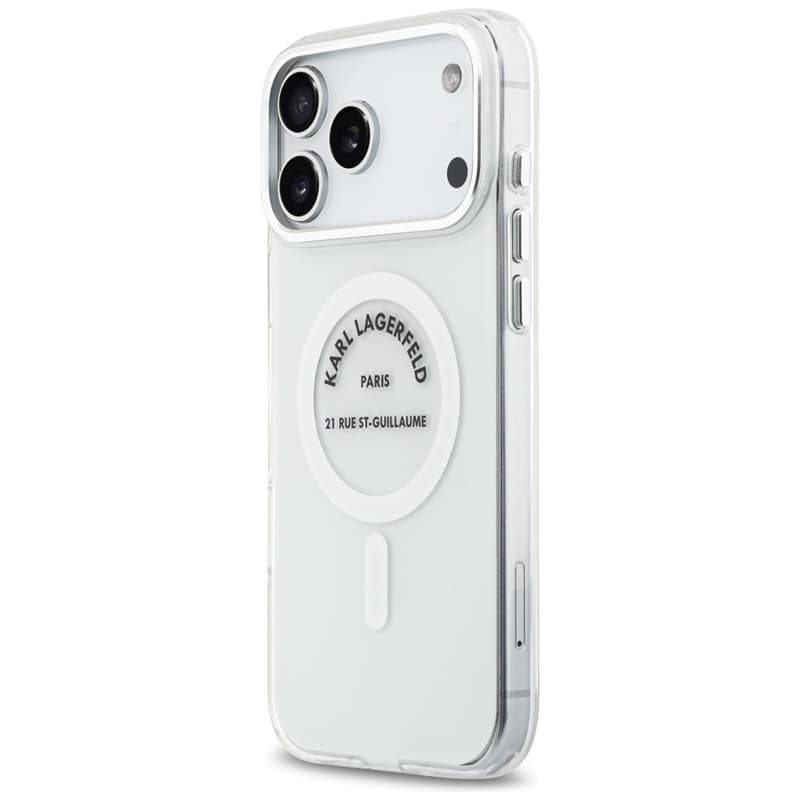 Karl Lagerfeld IML Karl RSG Logo MagSafe - Case for iPhone 17 Pro Max (transparent) 2