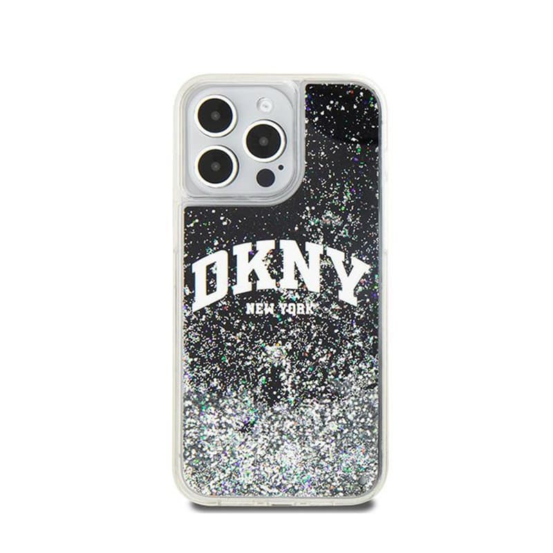 DKNY Liquid Glitter Big Logo - Case for iPhone 14 Pro Max (black) 3