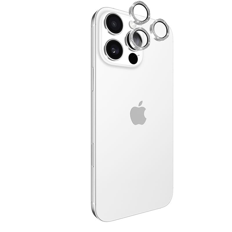Case-Mate Aluminum Ring Lens Protector - Protective Glass for iPhone 16 Pro / iPhone 16 Pro Max Camera Lens (Twinkle) 5