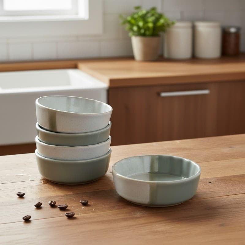 Alpina - Ceramic ovenproof round dish 12x12x3.5 cm (4 pieces) 5
