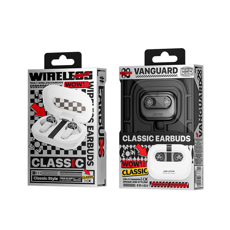 WEKOME VA06 Vanguard Series - Bluetooth V5.2 TWS wireless headphones with charging case (Black) 2
