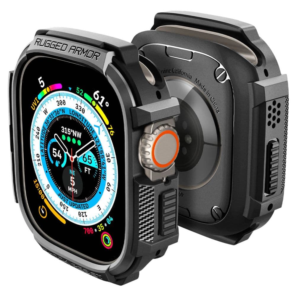 Spigen Rugged Armor – Case for Apple Watch Ultra 49 mm (Black) 3