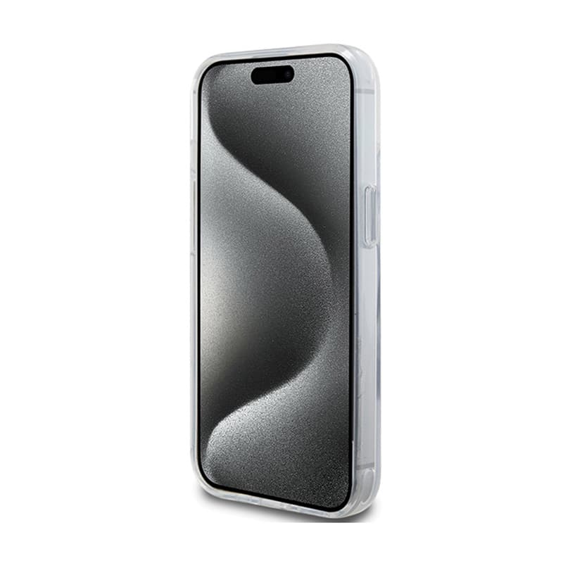Karl Lagerfeld Ring Stand Choupette Head MagSafe - iPhone 15 Case (white) 5