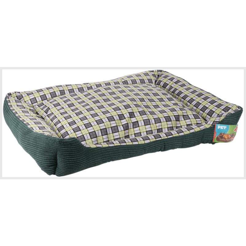 Soft bed sofa for a dog 90 x 70 x 20 cm, size XL (green) 2