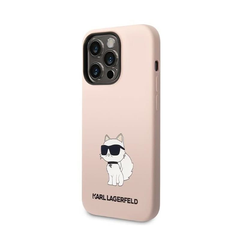 Karl Lagerfeld Silicone NFT Choupette - Case for iPhone 14 Pro (Pink) 2