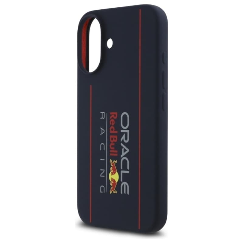 Red Bull Silicone Vertical Logo MagSafe - iPhone 16 Case (Navy Blue) 6