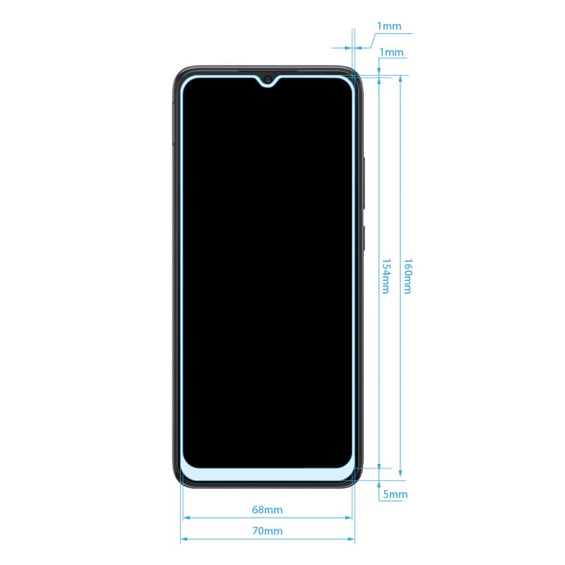 Crong 7D Nano Flexible Glass – Shatterproof 9H hybrid glass for the entire Xiaomi Redmi 10C screen 4