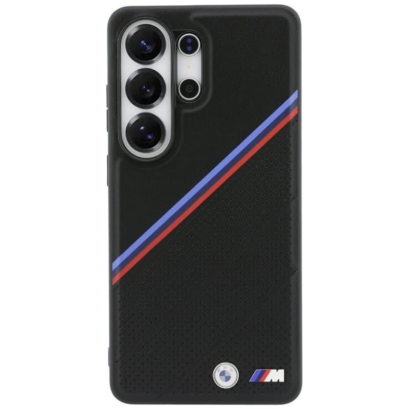 BMW Tricolor Metal Logo MagSafe - Samsung Galaxy S26 Ultra Case (Black) 3