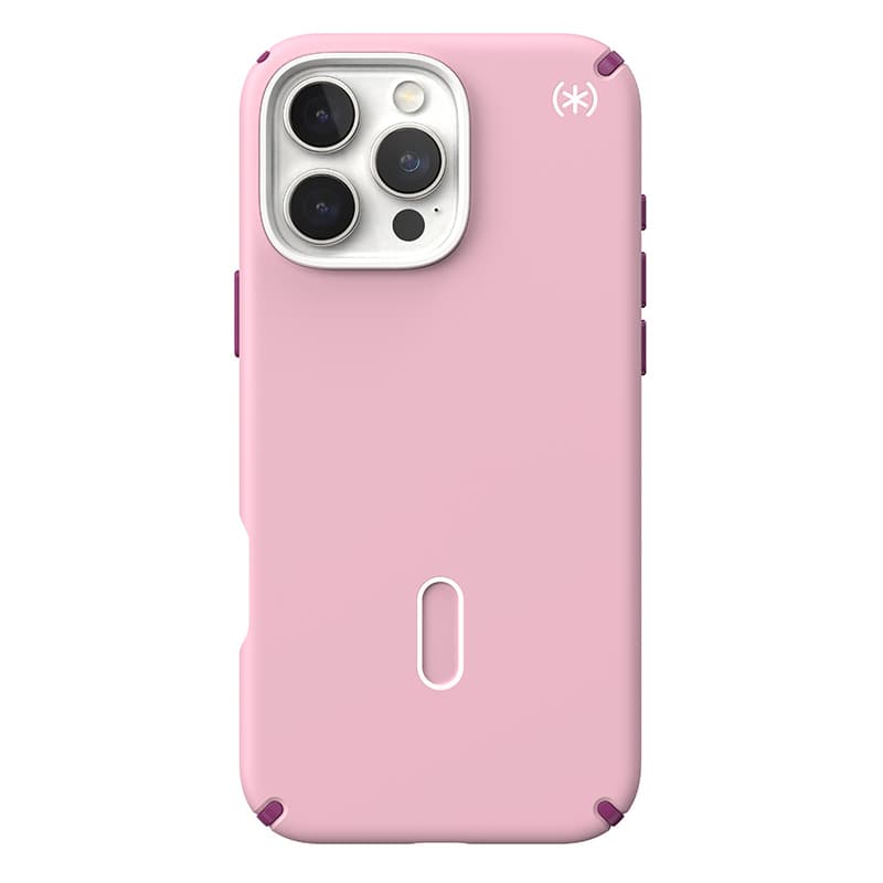 Speck Presidio2 Pro ClickLock & MagSafe - iPhone 16 Pro Max Case (Wednesday Pink / Boysenberry Purple / White) 8