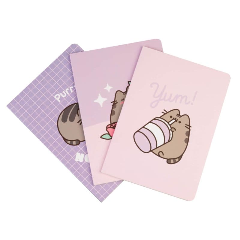 Pusheen - Set of A5 notebooks from the Moments collection, 3 pcs. 1