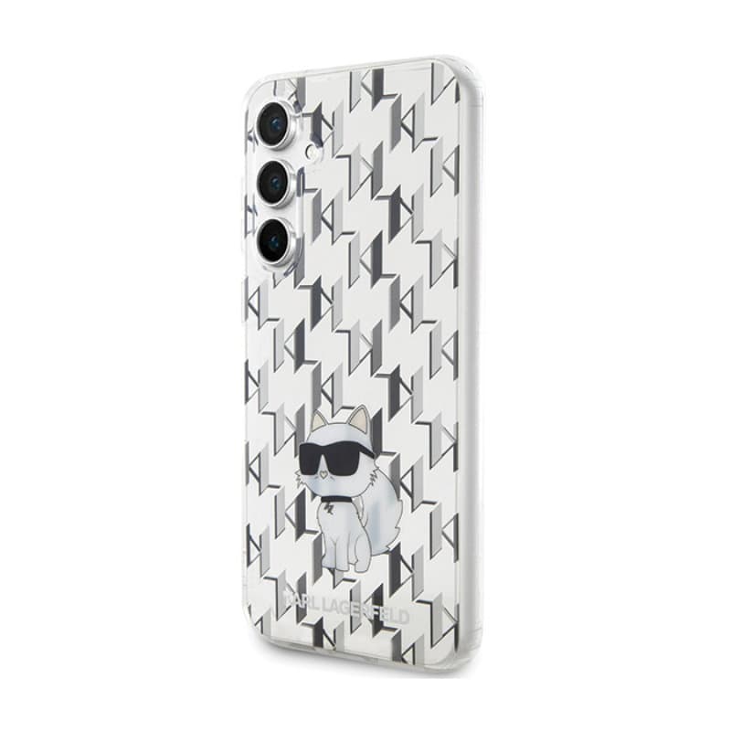 Karl Lagerfeld Monogram Choupette - Samsung Galaxy S23 FE Case (transparent) 2