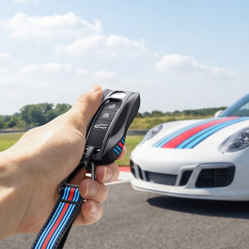 Spigen PK100 - Car Key Case for Porsche (Black) 7
