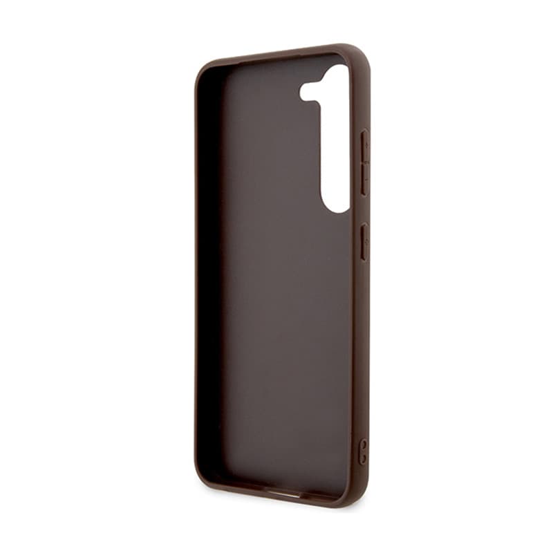 Guess 4G Metal Gold Logo - Case for Samsung Galaxy S24+ (Brown) 7