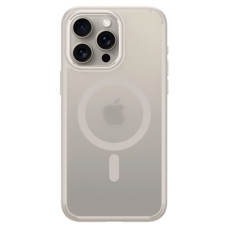 Spigen Ultra Hybrid MagSafe - Case for iPhone 15 Pro (Frost Natural Titanium) 2