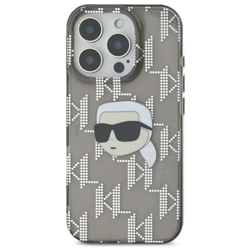 Karl Lagerfeld IML Karl Head Electroplated - Case for iPhone 16 Pro Max (black) 3